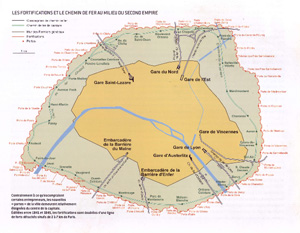 Les gares de chemin de fer à la lisière de l’ancien Paris